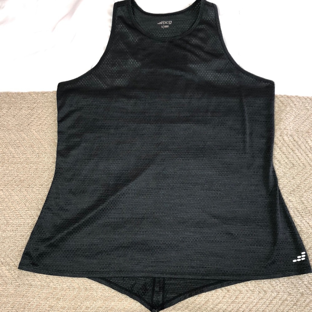 BCG Black Mesh Tank Top